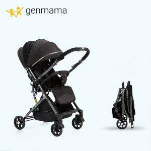 Folding baby stroller